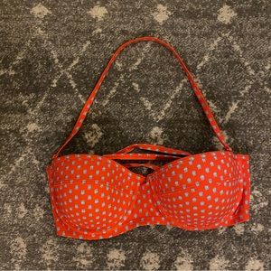 Tory Burch Ochos Rios underwire bikini top- size small